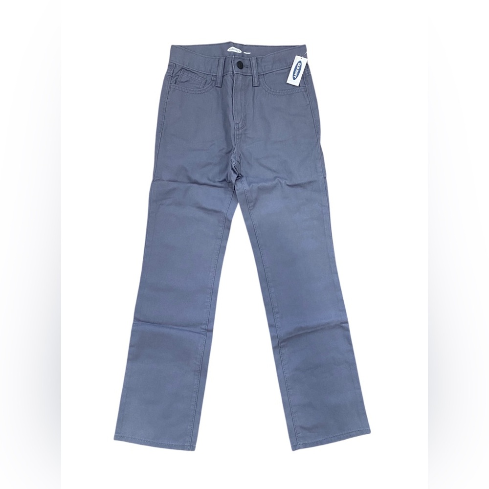 Old Navy Boys Grey Straight Jeans 12 Slim